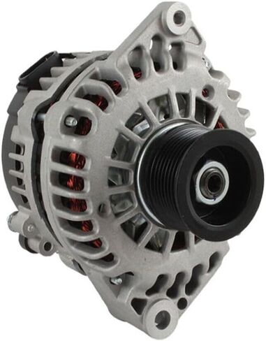 24V 50 8 Groove Alternator Fits Industrial B C Series Blade-F Terminal Internal-Fan Spool-Mount Type Negative-Polarity Solid-Pulley 8600365 in Saudi Arabia