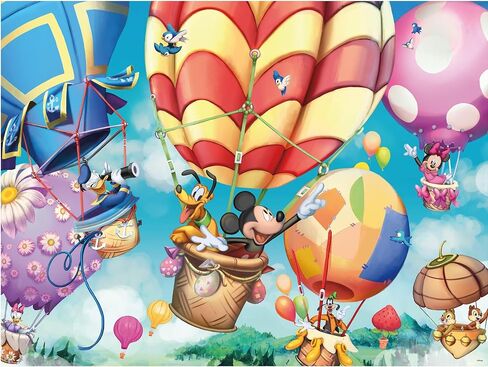 Ceaco - Disney - Mickey's Air Balloon - 300 Oversized Piece Jigsaw Puzzle in Saudi Arabia