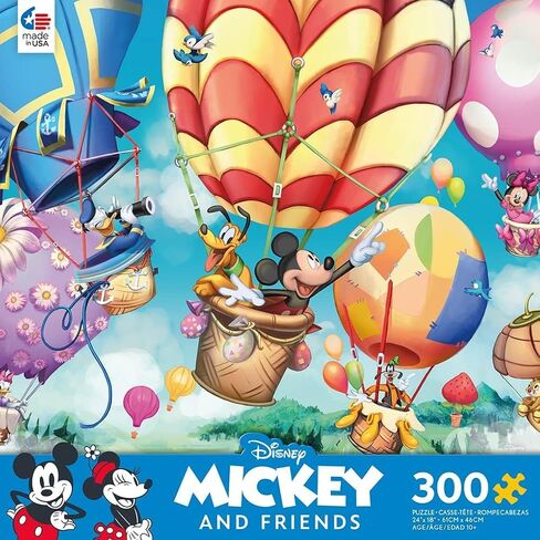 Ceaco - Disney - Mickey's Air Balloon - 300 Oversized Piece Jigsaw Puzzle in Saudi Arabia
