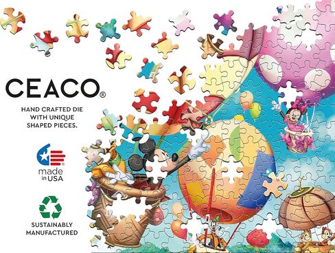Ceaco - Disney - Mickey's Air Balloon - 300 Oversized Piece Jigsaw Puzzle in Saudi Arabia