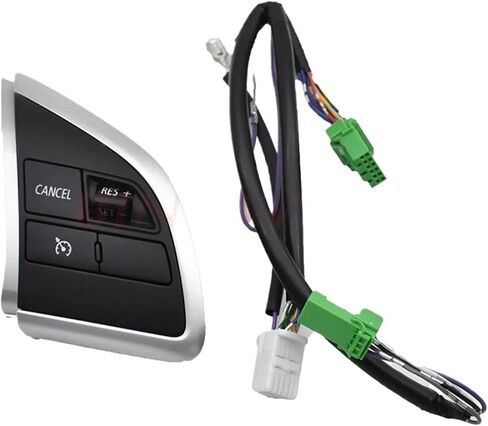 Car Button Fit for Mitsubishi L200 2015 Space Star 20113-2015 Steering Wheel Cruise Control Buttons Control Volume Button Steering Wheel Buttons(Right-Wire) in Saudi Arabia