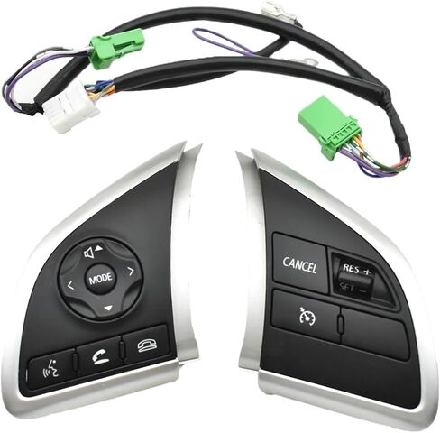 Car Button Fit for Mitsubishi L200 2015 Space Star 20113-2015 Steering Wheel Cruise Control Buttons Control Volume Button Steering Wheel Buttons(Right-Wire) in Saudi Arabia