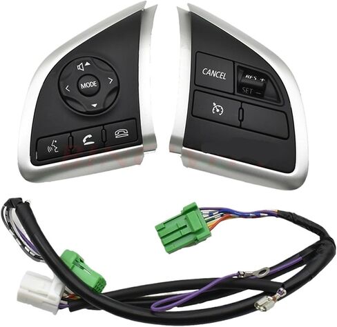 Car Button Fit for Mitsubishi L200 2015 Space Star 20113-2015 Steering Wheel Cruise Control Buttons Control Volume Button Steering Wheel Buttons(Right-Wire) in Saudi Arabia