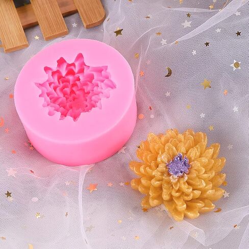 2Pcs Holly Leaf Silicone Mold for Fondant Chocolate Candy Cake Decorating Baking Candle Soap Pastry Polymer Clay Christmas Decoration in Kuwait