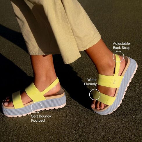 Reef Womens Sandals, Water Vista Higher, Black Vintage, 5 in Kuwait