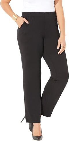 Catherines Women's Plus Size Anywear Classic Pant in Saudi Arabia