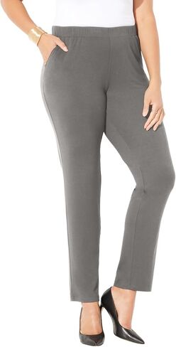 Catherines Women's Plus Size Anywear Classic Pant in Saudi Arabia