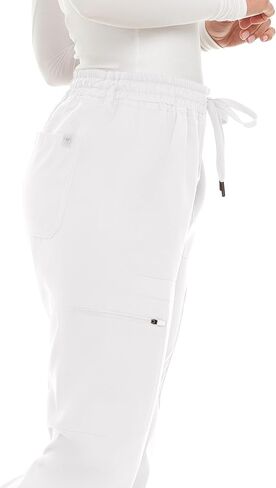 MediChic Stretch Jogger Scrub Pants with Zipper Side Pocket Scrubs, Available in 13 Colors from XS-2X in Saudi Arabia