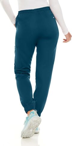 MediChic Stretch Jogger Scrub Pants with Zipper Side Pocket Scrubs, Available in 13 Colors from XS-2X in Saudi Arabia