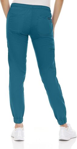 MediChic Stretch Jogger Scrub Pants with Zipper Side Pocket Scrubs, Available in 13 Colors from XS-2X in Saudi Arabia