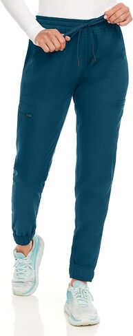 MediChic Stretch Jogger Scrub Pants with Zipper Side Pocket Scrubs, Available in 13 Colors from XS-2X in Saudi Arabia
