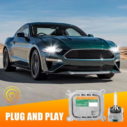 وحدة التحكم في صابورة المصباح HID HID HID لـ Ford Mustang Flex Explorer 2010-2019 مع Igniter & D3S Bulb 8A5Z-13C170-A DL3Z-13C170-A 10 R-034663 XENON HID MODUULE MODULE in Saudi Arabia