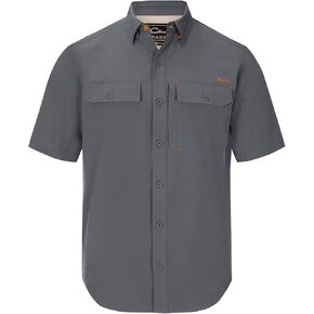 Drake Waterfowl Men's Lake Shore Performance عرض رطوبة خفيفة الوزن قميص قصير الأكمام in Saudi Arabia