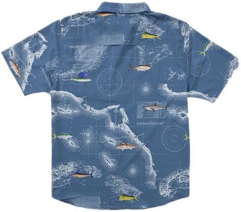 Salty Crew Men's Flagship UV Button-Up Sunshirt – UPF 50+, Moisture-Wicking, Lightweight Fishing Shirt in Saudi Arabia