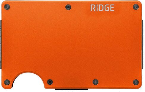 RIDGE wallets for men - The Ultimate RFID Wallet for Modern Dads - Slim, Stylish, and RFID Blocking - Aluminum Card & Cash Strap Wallet (Half Dome) in Kuwait