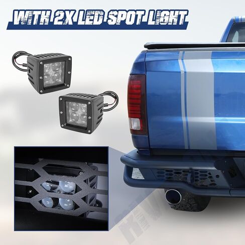 لوحة رافعة الصمام الأمامية للزلزات الصمامات لعام 2013-2018 Dodge Ram 1500 Pickup Truck & 2019-2023 RAM 1500 Classic (استبعاد WARLOCK) ، Pickup Offroad Front Group Plate & Winch Plate in Saudi Arabia