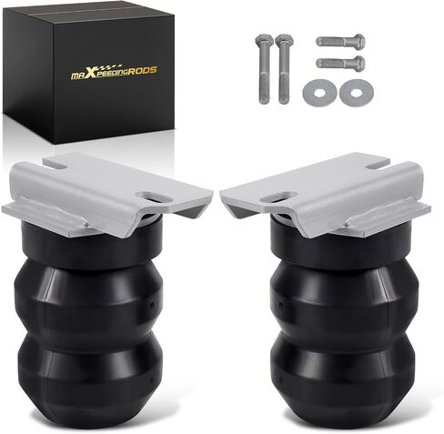 MaxPeedingRods التعليق التعزيز مجموعة الخلفية 8600 رطل ل Dodge RAM 3500 و RAM 3500 CAB & Chassis 2003-2025 2WD 4WD Rubber Helper Kit in Kuwait