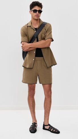 Madewell Men's Everywear Shorts in Coverstitch 6" in Saudi Arabia