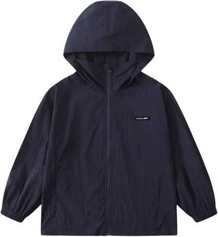 Kids Sun Protection Jacket UPF 50+ Zip-Up Hoodie lightweight Jackets for Boys or Girls 3-14 Years in Saudi Arabia