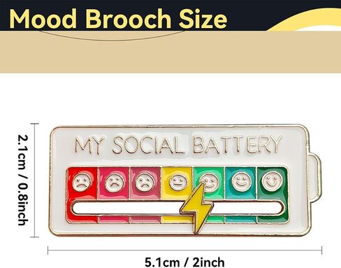 Social Mood Pins - humorous social fun enamel mood pins for introverts in Saudi Arabia