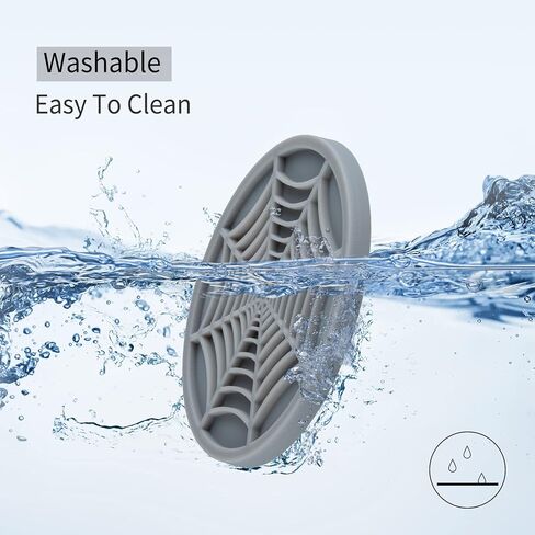 Alpmosn 4PCS Spider Web Car Coasters for Cup Holders, Halloween Funny Non-Slip Silicone Insert Ornaments Coasters, Automotive Cupholder Goth Accessories for Men & Women(Black) in Kuwait