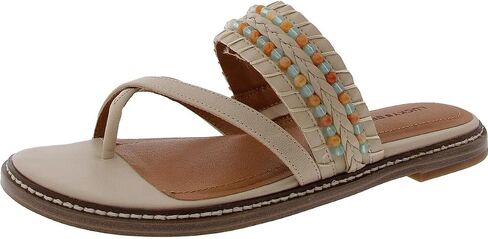 Lucky Brand Women's KAYKEY Flat Sandal, Chocolate, 7 in Saudi Arabia