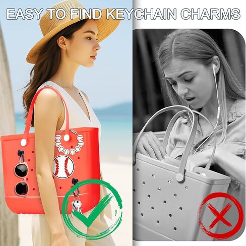سحر الكرة الرياضية Momlife Hook حامل للاشتعال Bogg Bag Associory Tote Beach Bag Decoration Hook مجموعة البيسبول كرة القدم كرة القدم in Kuwait