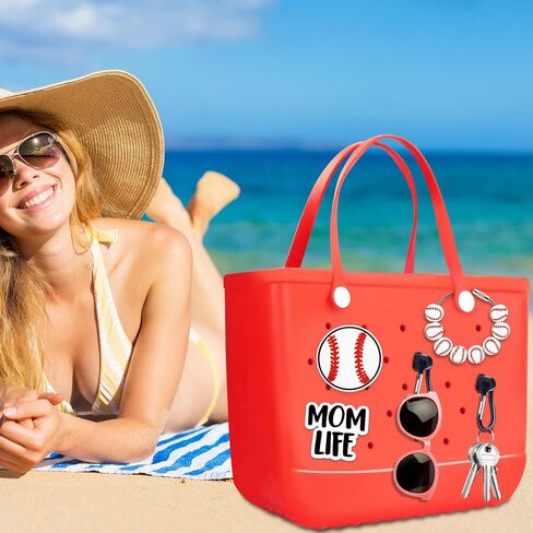سحر الكرة الرياضية Momlife Hook حامل للاشتعال Bogg Bag Associory Tote Beach Bag Decoration Hook مجموعة البيسبول كرة القدم كرة القدم in Kuwait