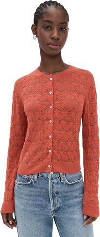 Vince Women's Lace Stitch Cardigan in Saudi Arabia