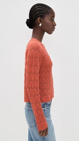 Vince Women's Lace Stitch Cardigan in Saudi Arabia