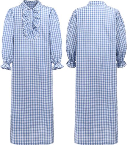 3 Pcs Mens Funny Pajama Set Includes Nightgown Night Sleeping Hat and Glasses for Halloween Christmas in Saudi Arabia