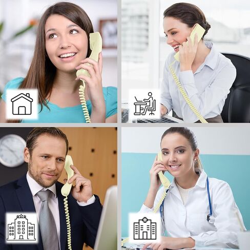 سلك هاتف Uvital بطول 25 قدمًا للخط الأرضي (ملفوف: 3 أقدام)، حزمة واحدة من سلك الهاتف الكريمي المتوافق مع هاتف IP من سلسلة Polycom VVX 300 301 310 311 350 400 401 410 411 500 501 600 601 1500 in Kuwait