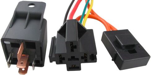 210'F مزدوج مروحة تبريد المبرد الكهربائي في زعنفة درجة حرارة الترموستات ترحيل ترحيل الأسلاك مجموعة أجهزة استشعار مجموعة السيارات الشاحنة للسيارات الشاملة in Kuwait