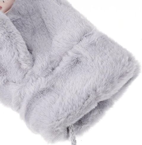 PRETYZOOM 1 Pair of Women Winter Fluffy Gloves Plush Gloves Windproof Gloves Adorable Plush Mittens 9.43X3.93X1.18in in Saudi Arabia