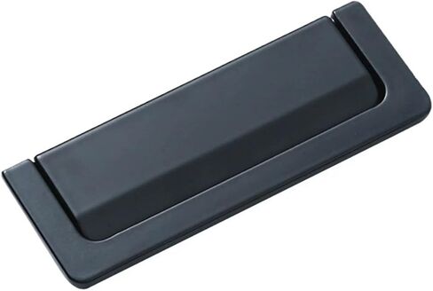 2 Pieces of Hidden Furniture Handles, Kitchen Cabinet Handles, Punch-Free Cabinet Drawer Handles(Black,106 * 40mm) in Saudi Arabia