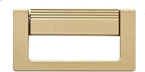 2 Pieces of Hidden Furniture Handles, Kitchen Cabinet Handles, Punch-Free Cabinet Drawer Handles(Black,106 * 40mm) in Saudi Arabia