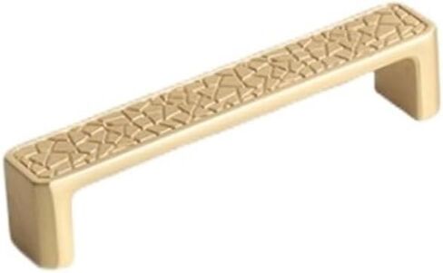 النمط الصيني Simple Cabinet Door Cabinet Cabinet Solid Wood Wood Hardware Zinc Alloy Handle Solom (6116 128 Black Brass) in Saudi Arabia