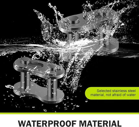 8 PCS Drive Chain Master Link Clip, Heavy Duty Rust-proof Roller Chain Connector, Bike Cross Master Link Connector Repair Accessories, for Motorcycles Bikes Scooters ATVs (Black #428) in Kuwait