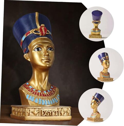 Eringogo مصري الملكة راتنج تمثال ديكور المنزل تمثال ديكور 10 بوصة النحت الزخرفية لغرفة المعيش in Saudi Arabia