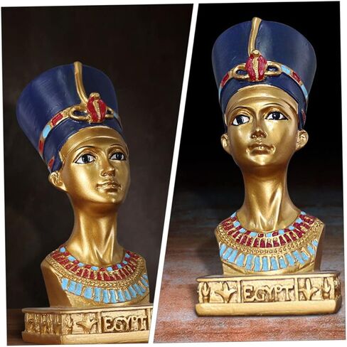 Eringogo مصري الملكة راتنج تمثال ديكور المنزل تمثال ديكور 10 بوصة النحت الزخرفية لغرفة المعيش in Saudi Arabia