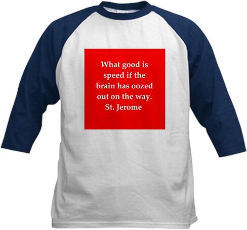 Cafepress 28 البيسبول جيرسي كيدز القطن القطن البيسبول ، 3/4 قميص راجلان كم. in Kuwait