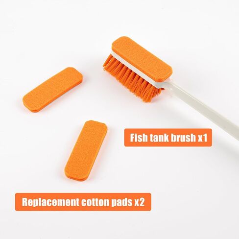 Rislobx 1pcs Small Aquarium Cleaning Tool, Algae Scraper for Fish Tank, Aquarium Brush, Fish Tank Cleaner Adapted for Glass and Acrylic Aquariums in Saudi Arabia