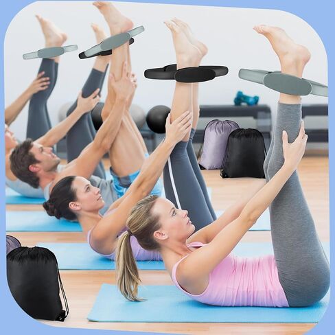 مجموعة كرات وحلقات بيلاتيس 14 قطعة من بوين للنساء، كرة دائرية بحلقة بيلاتيس مع حزام مطاطي، 8 أربطة مقاومة، جوارب غير قابلة للانزلاق، حقائب ظهر لصالة الألعاب الرياضية، معدات تمرين للتمرين in Kuwait