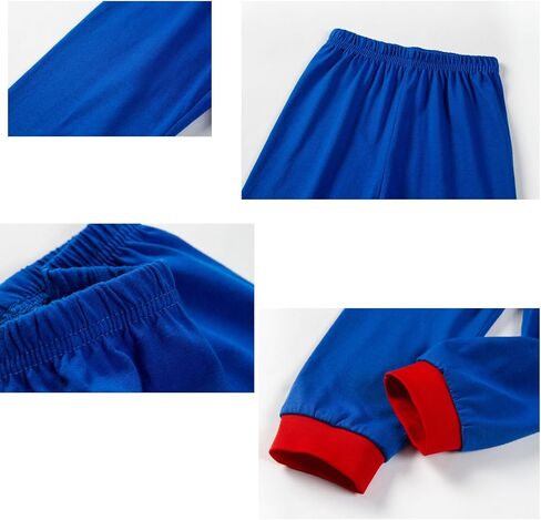 D.O.T Boys Superhero Pajamas 2 Piece Toddler Kids Long Sleeve Top and Pants Snug Fit Pjs Sets Cotton Sleepwear 2-7T in Kuwait