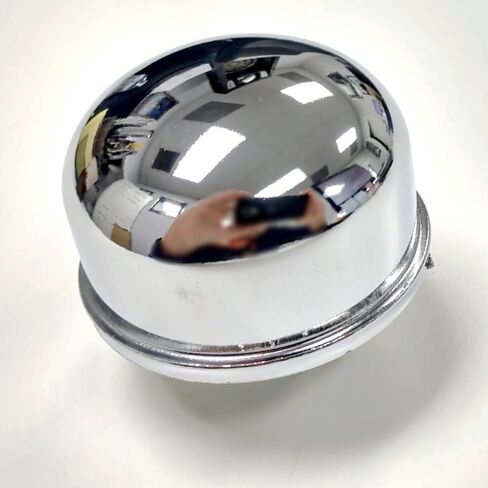 CHROME PUSH-in REATER FILER CAP HOT RAT Street Rod Muscle SBC 283 327 350 in Kuwait