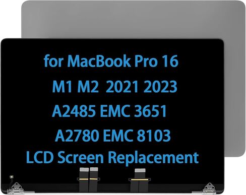 16" Screen Replacement for MacBook Pro M3 2023 A2991 EMC 8408 LCD Display Assembly 661-38683 (Black) in Saudi Arabia