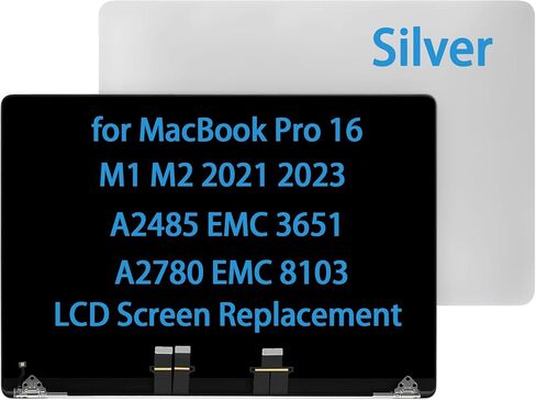 16" Screen Replacement for MacBook Pro M3 2023 A2991 EMC 8408 LCD Display Assembly 661-38683 (Black) in Saudi Arabia