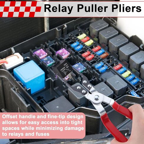 Relay Puller Pliers, Fuse Puller Tool for Car, Automotive Fuse Puller Tool, Car Electrical Disconnect Pliers, Car Electrical Remover Tool, Automotive Tools for Removing Relays Fuse on Vehicles in Saudi Arabia