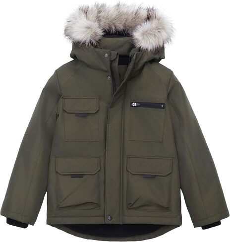 Rokka & Rolla Boys 'Ripstop Shell Shell Shell Stacke Stacke Jacke Fleece معطف الشتاء in Saudi Arabia