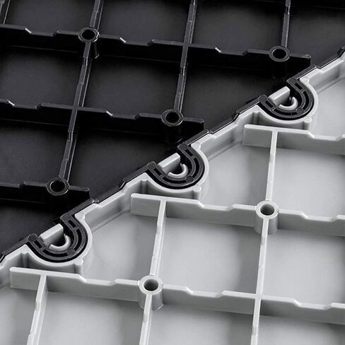 Speedway Looped Edge for Garage Floor Tile, 12 x 2.75-Inch, Black, 10-Piece Set in Kuwait